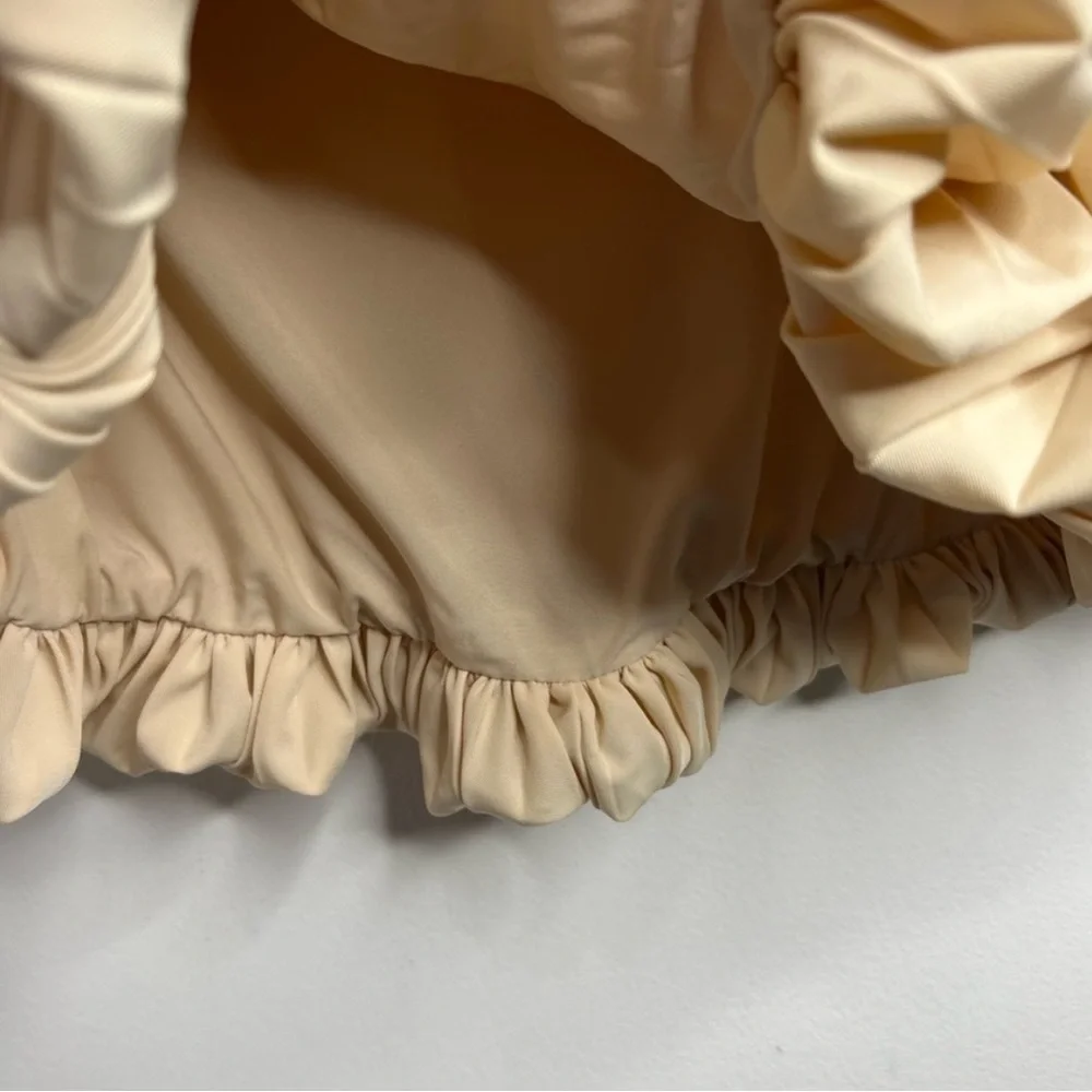 Mare Mare Anthropologie Pleated Blouse Bubble Hem - Picture 9 of 11